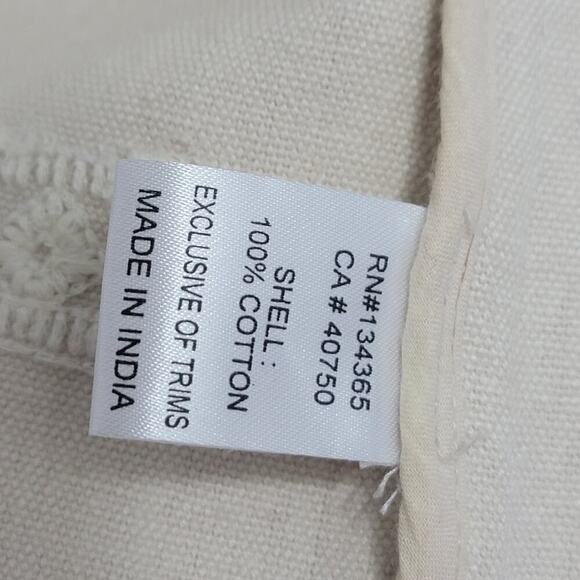 Sigrid Olsen Lightweight Jacket S Beige Boho Lagenlook Coastal Grandma 589 - Picture 10 of 12